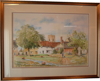 Haughley - Watercolour - By Brian Lilley